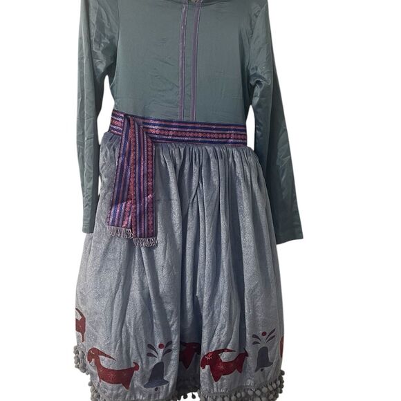 Disney Princess Anna Dress From Olaf's Frozen Adventure Size 11/12 RARE - Picture 2 of 15